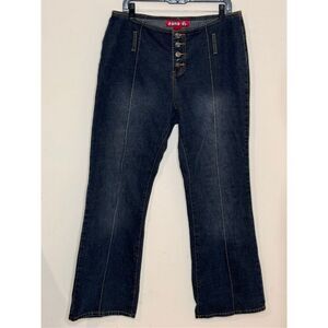 Zana-di Vintage Y2K Low Rise Flare Jeans 16